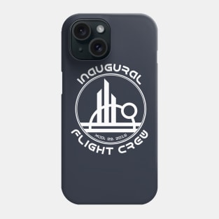 Inaugural Flight Crew, East - White, Front Only Phone Case