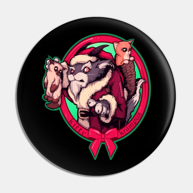 Kitty Krampus Pin by LVBart