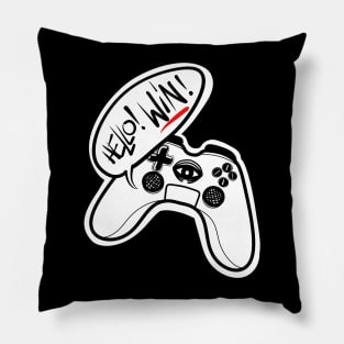 Halloween Mr. Controller for geek gamer Pillow