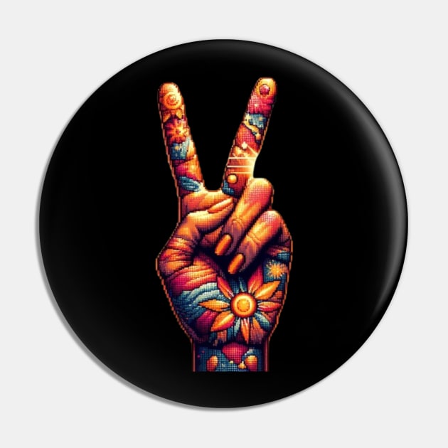 Peace Pin by ThinkGod.