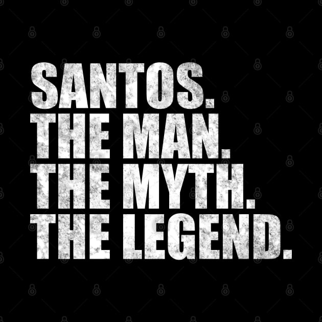 Santos Legend Santos Name Santos given name by TeeLogic