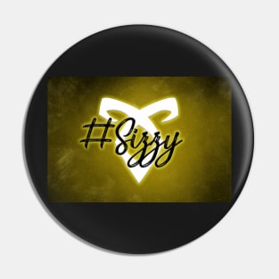 Shadowhunters - #Sizzy w/ Angelic Rune - Yellow Glow Pin