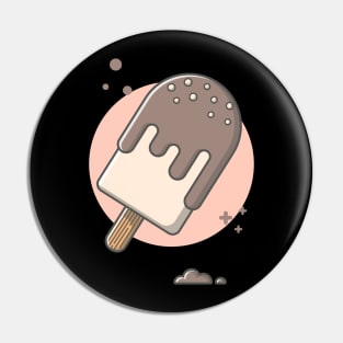 Ice cream mealting cartoon Pin