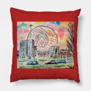 RISE    (ball on the falls) Pillow