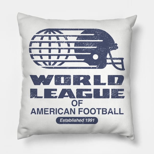 World League Of American Football Pillow by Tee Arcade