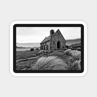 Church of the Good Shepherd (bw) Magnet