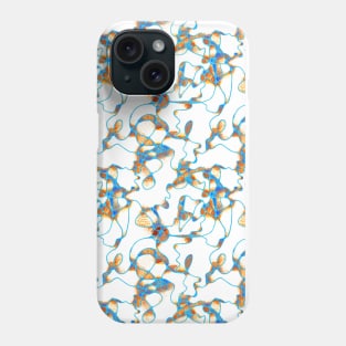 Between Blue Lines design Phone Case