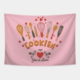 Heartfelt Culinary Whimsy: Infusing Love and Laughter into Kitchen Utensils Tapestry