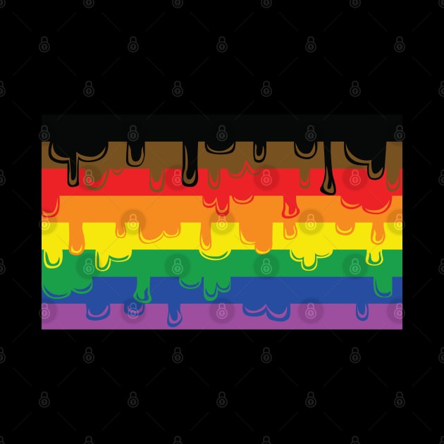 Dripping Queer BIPOC Pride by GalaxyEggToast