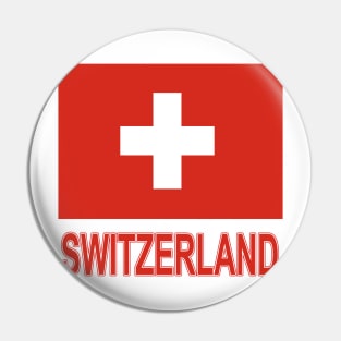 The Pride of Switzerland - Swiss Flag Design Pin