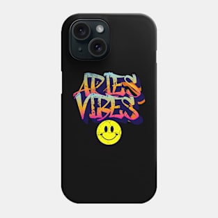 Aries Vibes Graffiti Zodiac Birthday Phone Case