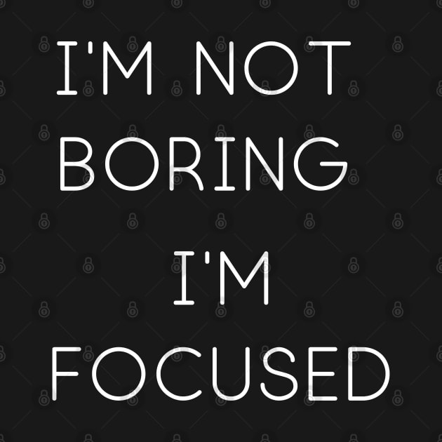 I'm Not Boring by Weird Lines