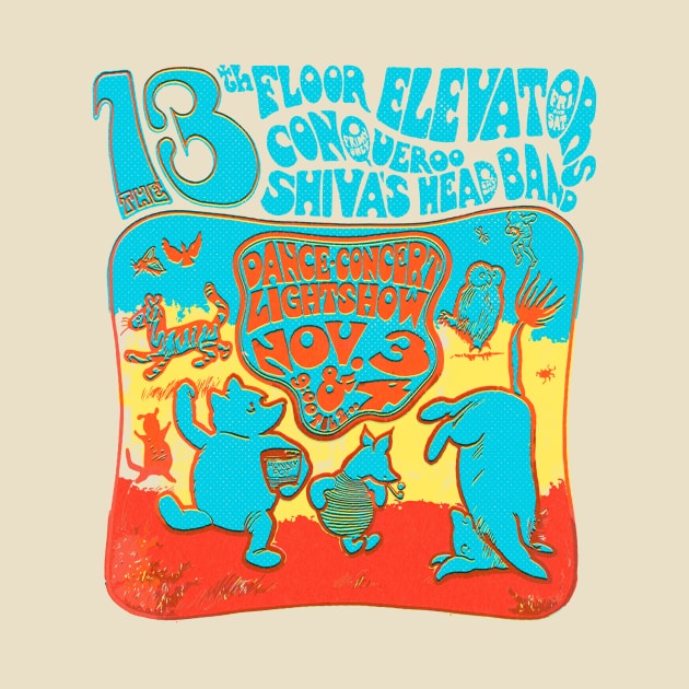 13th Floor Elevators by HAPPY TRIP PRESS