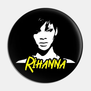 Rihanna yellow text Pin