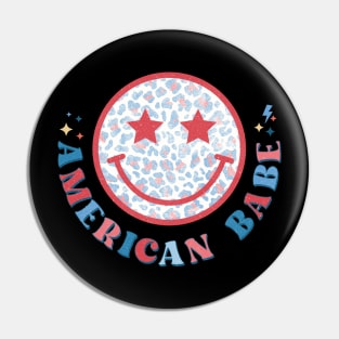 American Baby 4th of July Design Pin