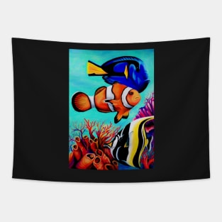 Tropical Fish Tapestry