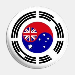 Korean Australian Multinational Patriot Flag Series Pin