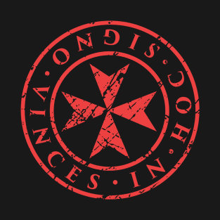 In Hoc Signo Vinces | Knights Templar Maltese Cross T-Shirt