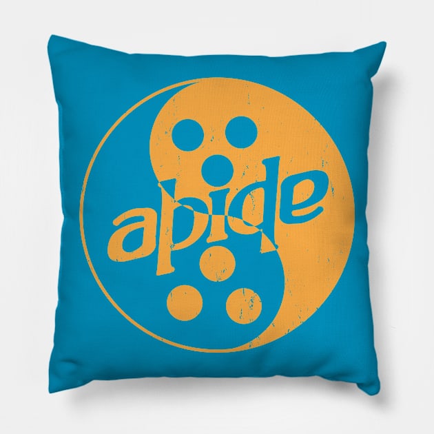 Abide Ambigram Logo Pillow by Miskatonic