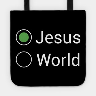 Jesus vs. World Tote
