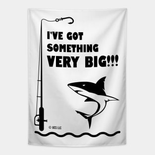 JAWS Movie I`ve Got Something VERY BIG Iconic Quote Tapestry