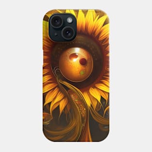 Golden Sunflower Phone Case