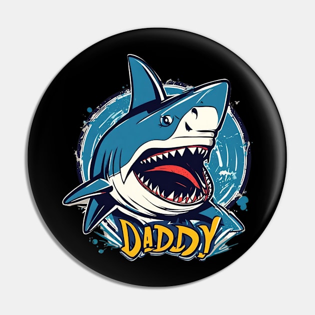 Daddy-shark Pin by Jhontee