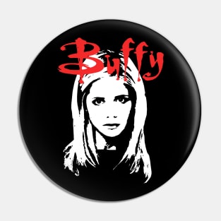 Buffy The Vampire Slayer Retro Tv Fan Pin