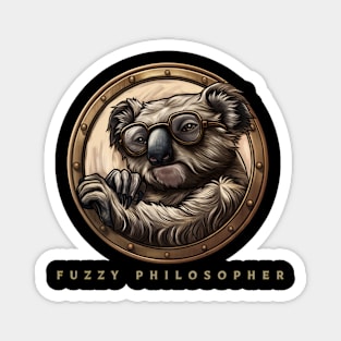 Koala "Fuzzy Philosopher" Magnet