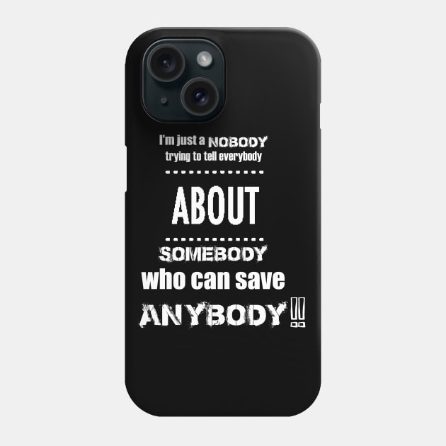 Telling Everybody about Somebody *Fueled By Hope Evangelistic Ministry* Phone Case by Ruach Runner