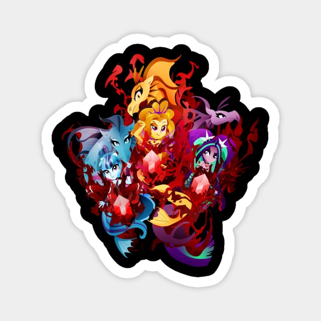 The Dazzlings Magnet by Ilona's Store