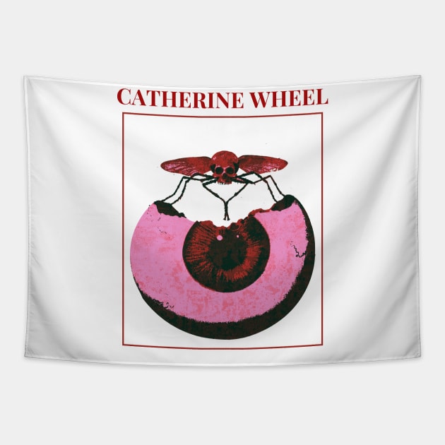 Catherine Wheel - Eyeball - Tribute Design Tapestry by Vortexspace