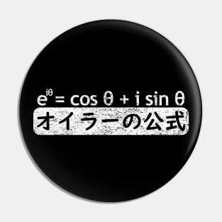 EULER'S FORMULA in Japanese Pin