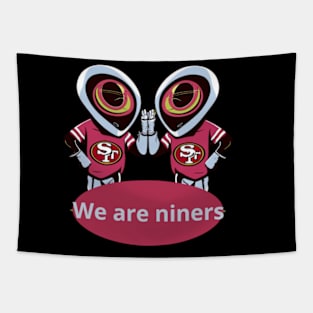 49 ers football,49 ers football funny design Tapestry