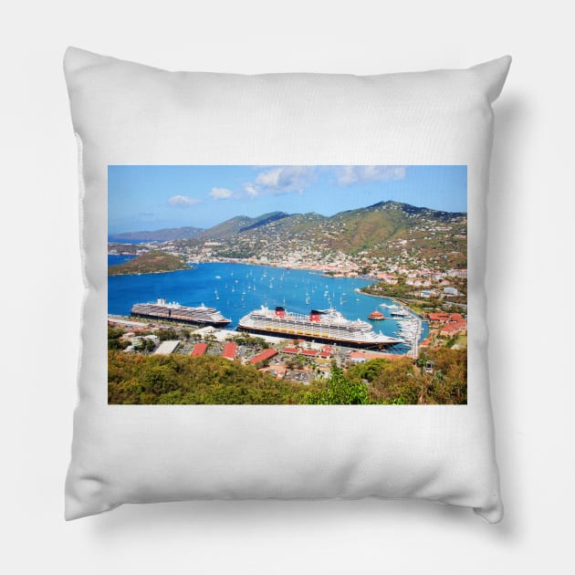 St. Thomas, USVI Pillow by tgass