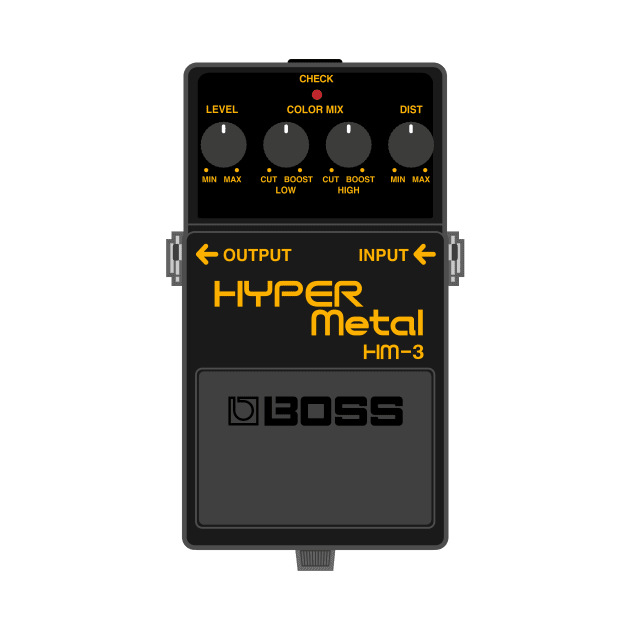 Boss HM-3 Hyper Metal Guitar Effect Pedal by conform
