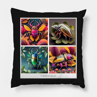 Large Mythical Insects Poster Pillow