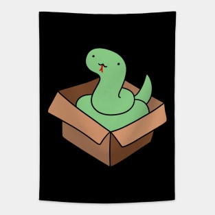 Green Snake in a Box Tapestry