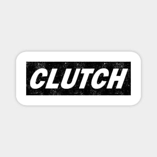 Clutch - distressed small box logo Magnet