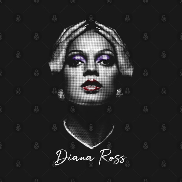 Diana Ross silhouette by BAJAJU