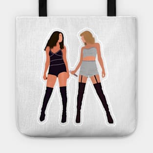 Sel and Tay on stage concert Outfit Fan Art Tote