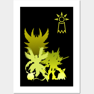 Silhouette design monsterinspired pokemon em uma camiseta estilo