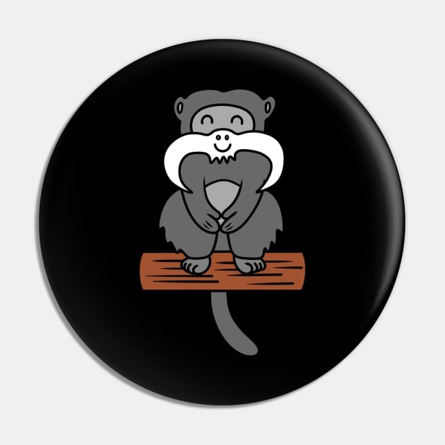 Cute kawaii tamarin Pin by Andrew Hau