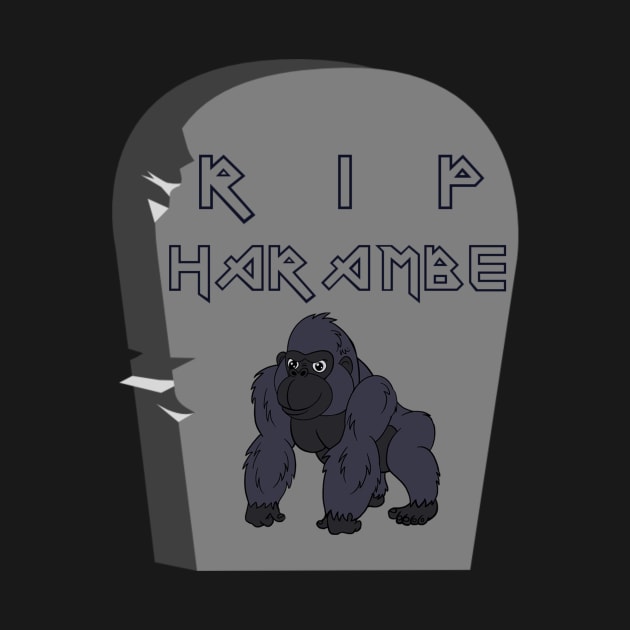 R.I.P Harambe by DanielT_Designs