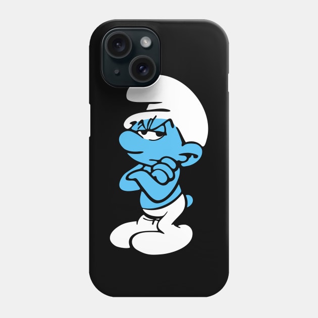 grouchy smurf Phone Case by small alley co