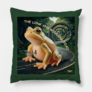 The Long and Winding Toad! Pillow