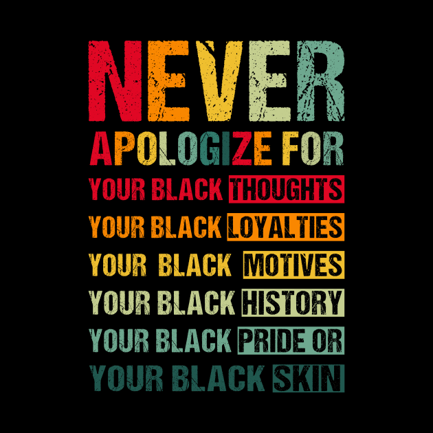 Black History Month never apologize for your blackness by drag is art