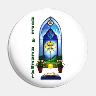 Hope & Renewal / He Has Risen Pin