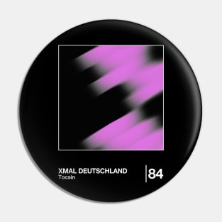 Xmal Deutschland / Minimalist Style Graphic Design Pin