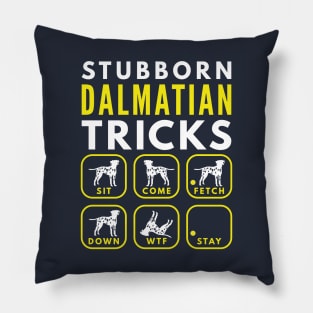 Stubborn Dalmatian Spaniel Tricks - Dog Training Pillow